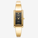 Roamer Elegance Diamond fekete számlapos arany szíjas női karóra 866845485520