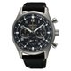 Seiko Neo Sports fekete számlapos textil hibrid szíjas chronograph férfi karóra SSB449P1