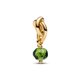 Pandora ékszer Tavasz zöld örökkévalóság kör függő shine charm 763462C08