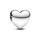 Pandora ékszer Be love gravírozható nagy szív ezüst charm 793440C00