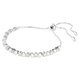 Swarovski Mátrix kristálygyöngy ezüst színű állítható karkötő 5701605