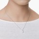 Swarovski Mátrix kristálygyöngy ezüst színű nyaklánc 5693897