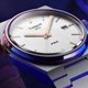 Tissot PRX quartz ezüst számlapos karóra T1374101103100