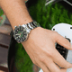 Tissot Seastar 1000 Powermatic 80 fém szíjas zöld számlapos férfi karóra T1204071109101