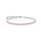 Thomas Sabo Ezüst tenisz karkötő rózsaszín cirkóniával A2167-051-9-L19v
