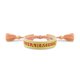 Thomas Sabo Charmista rózsaszín zöld és narancs textil karkötő ACC0049-302-7-L24v
