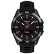 Tissot T-Touch Connect Sport titánium fekete szilikonszíjas solar hybrid okosóra T1534204705104