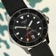 Tissot Seastar 1000 quartz GMT fekete számlapos gumi szíjas karóra T1208521705100