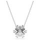 Swarovski Idyllia ezüst színű nyaklánc hópehely medállal 5691484