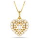 Swarovski Idyllia arany színű nyaklánc szív medállal 5680399