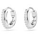 Swarovski Matrix ezüst színű karika fülbevaló 5690670