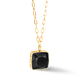 Coeur de Lion Amulet square arany-fekete nyaklánc 1201/10-1316
