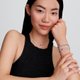 Pandora ékszer Piros szives ezüst chocker nyaklánc 393549C01-40