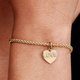 Pandora ékszer Gravírozható shine szív charm LOVE felirattal 763604C01