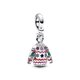 Pandora ékszer Karácsonyi pulóver függő ezüst charm 793596C01