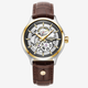 Roamer Competence Skeleton IV bicolor barna bőrszíjas automata karóra 101984478505