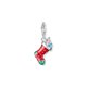 Thomas Sabo Karácsonyi zokni ezüst charm 2199-691-7