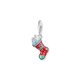 Thomas Sabo Karácsonyi zokni ezüst charm 2199-691-7
