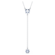 Swarovski Attract Y nyaklánc kék kristállyal 5723571
