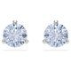 Swarovski Solitaire ezüst színű fülbevaló kék kristállyal 5725002