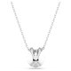 Swarovski Bella ezüst színű nyaklánc zöld kristállyal 5724285