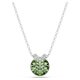 Swarovski Bella ezüst színű nyaklánc zöld kristállyal 5724285
