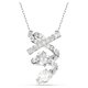 Swarovski Hyperbola ezüst színű nyaklánc áttetsző kristályokkal 5698547