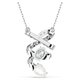 Swarovski Hyperbola ezüst színű nyaklánc áttetsző kristályokkal 5698547
