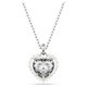 Swarovski Hyperbola ezüst színű nyaklánc szív medállal 5684386