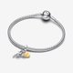 Pandora ékszer Cupidó kéttónusú függő charm 763663C00