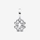 Pandora ékszer Club Charm 2025 négylevelű lóhere ezüst charm 763624C01
