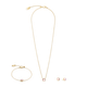 Coeur de Lion Októberi születésköves rózsakvarc-arany fülbevaló 1301/21-1920
