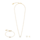 Coeur de Lion Áprilisi születésköves fehér kvarc-arany fülbevaló 1301/21-1400