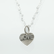 Pandora ékszer Gravírozható ezüst szív charm LOVE felirattal szett PSZ93