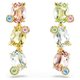Swarovski Gema csepp alakú fülbevaló színes kristályokkal 5714815
