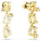 Swarovski Gema csepp alakú fülbevaló színes kristályokkal 5714815