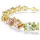 Swarovski Gema tenisz karkötő színes kristályokkal 5705808