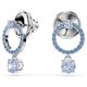 Swarovski Attract kör alakú fülbevaló kék kristályokkal 5723563