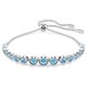 Swarovski Imber állítható karkötő kék kristályokkal 5719282