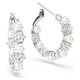 Swarovski Matrix karika fülbevaló kristályokkal és kristálygyöngyökkel 5709256