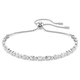 Swarovski Matrix ezüst színű állítható tenisz karkötő 5677813