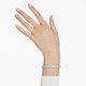 Swarovski Mátrix bagett csiszolású kristályokkal kirakott karperec 5705784