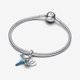 Pandora ékszer Kék szitakötő függő ezüst charm 793745C01