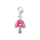 Thomas Sabo Rózsaszín kalapos ezüst gomba charm 2211-845-7
