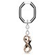 Swarovski Infinity bicolor végtelen jel kulcstartó 5687996