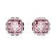 Swarovski Október sötét rózsaszín köves bedugós fülbevaló 5661960