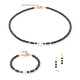 Coeur de Lion Mystic pearl arany-fekete nyaklánc 1131/10-1314