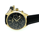 Roamer Pro Chrono fekete számlapos bőrszíjas chronograph férfi karóra 993819488502