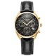 Roamer Pro Chrono fekete számlapos bőrszíjas chronograph férfi karóra 993819488502