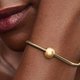 Pandora ékszer Arany gömb shine charm 763781C01